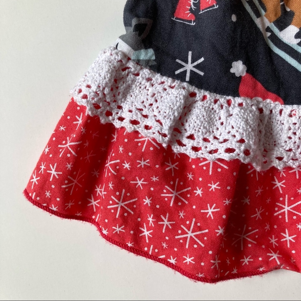 Ricrac & Ruffles Boutique Winter Cat Play Dress! - Picture 4 of 8